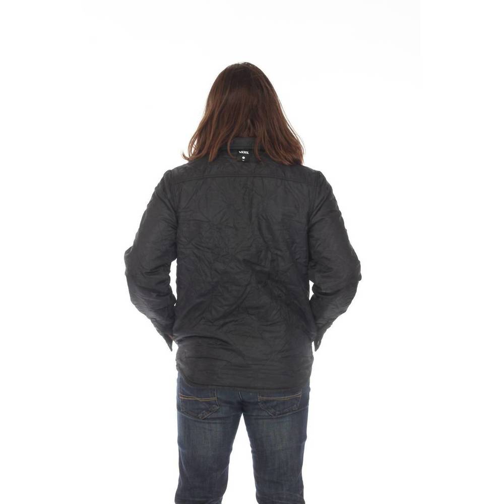 NEW VANS reversible flannel chore coat jacket in green/black plaid - Picture 7 of 9